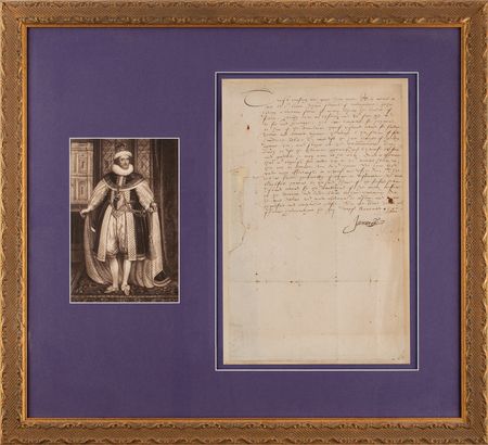 Lot #179 King James I: Scarce 1590 pay order by the King of Scotland - Image 2