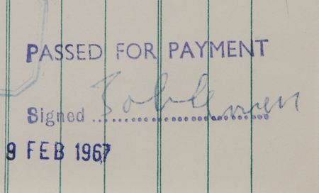 Lot #582 Beatles: John Lennon Signed Document - Image 2