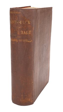 Lot #515 Herman Melville: Sought-after first American edition of Moby-Dick, first issue with original orange endpapers - Image 1