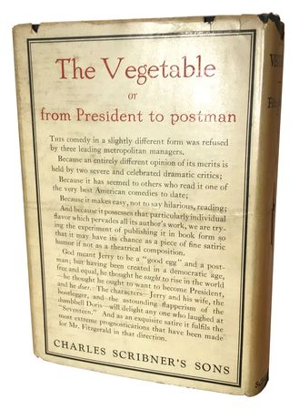 Lot #503 F. Scott Fitzgerald: First edition of The Vegetable, signed on the play's opening night by F. Scott Fitzgerald and its leading man - Image 8
