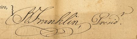 Lot #146 Benjamin Franklin: Desirable pay order for a patriot?Benjamin Franklin pays 