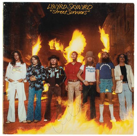 Lot #591 Lynyrd Skynyrd: A true rock and roll rarity, signed three days before their tragic plane crash - Image 2