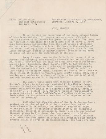 Lot #9 J. Edgar Hoover: Hoover-initialed FBI memo on the first Civil Rights Movement martyr - Image 2