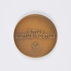 Lot #7039  Garmisch 1936 Winter Olympics Bronze Participation Medal - Image 2