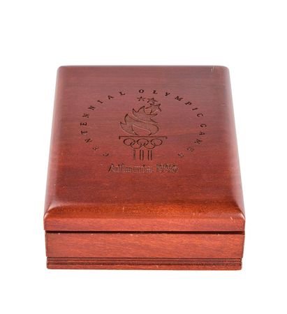 Lot #3127  Presentation version of 1996 Atlanta Gold Winner’s Medal - Image 1