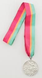 Lot #7120  Los Angeles 1984 Summer Olympics Silver Winner's Medal with Diploma and Participation Medal - Image 10