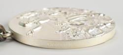 Lot #7120  Los Angeles 1984 Summer Olympics Silver Winner's Medal with Diploma and Participation Medal - Image 14