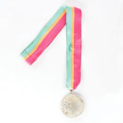 Lot #7120  Los Angeles 1984 Summer Olympics Silver Winner's Medal with Diploma and Participation Medal - Image 3