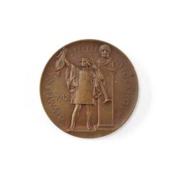Lot #7017  Stockholm 1912 Olympics Bronze Winner's Medal - Image 2
