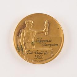 Lot #7044 Jesse Owens's Del Craft 1961 Medal - Image 1