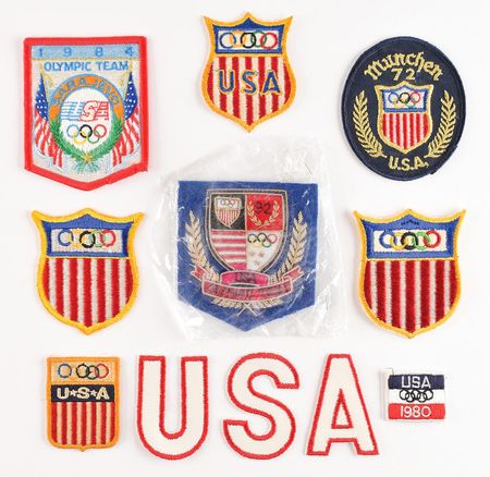 Lot #3140  Team USA Team Members' Olympic Patch Collection - Image 1