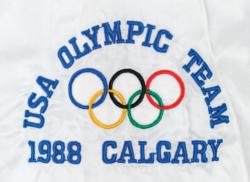 Lot #3109  Calgary 1988 Winter Olympics U.S. Team Warmup Jacket - Image 3