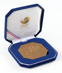 Lot #7133  Seoul 1988 Summer Olympics Press Participation Medal - Image 3