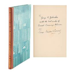 Lot #7201  Athens 1896 Summer Olympics: James Connolly Signed Book - Image 1