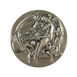 Lot #7104  Lake Placid 1980 Winter Olympics Participation Medal - Image 1