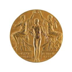 Lot #7015  London 1908 Olympics Gold Winner's