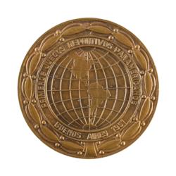 Lot #7050  Buenos Aires 1951 Pan American Games Participation Medal - Image 2