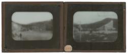 Lot #7002  Athens 1896 Olympics Glass Lantern