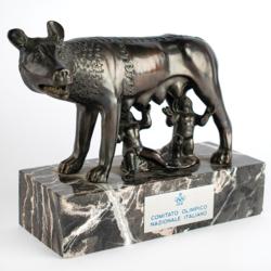 Lot #7111  Italy IOC Romulus and Remus Sculpture - Image 1