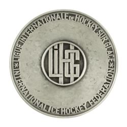 Lot #7083  Grenoble 1968 Hockey World Championships Silver Winner's Medal - Image 2