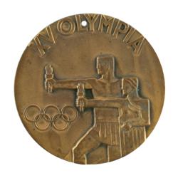 Lot #7053  Helsinki 1952 Summer Olympics Bronze Participation Medal - Image 2
