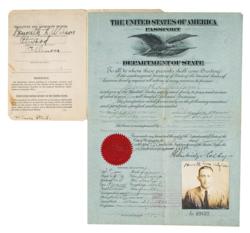 Lot #7025 Tug Wilson's Antwerp 1920 Olympics