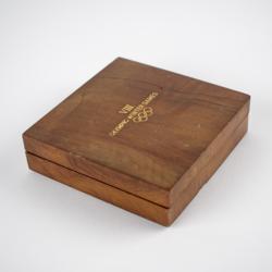 Lot #7065  Squaw Valley 1960 Winter Olympics Unawarded Bronze Winner's Medal and Case - Image 4