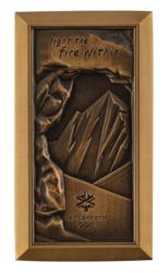 Lot #7166  Salt Lake City 2002 Winter Olympics Participation Medal and Diploma - Image 2