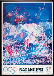 Lot #7160  Nagano 1998 Winter Olympics Group of (4) Posters - Image 3