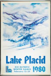 Lot #7105  Lake Placid 1980 Winter Olympics Poster