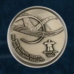 Lot #7177  Vancouver 2010 Winter Olympics Participation Medal and Diploma - Image 1
