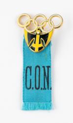 Lot #7047  Munich 1972 IOC Session Badge - Image 1