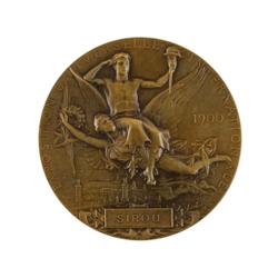 Lot #7008  Paris 1900 Exposition Universelle Non-Athletic Award Medal - Image 2