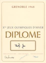 Lot #7088  Grenoble 1968 Winter Olympics Silver