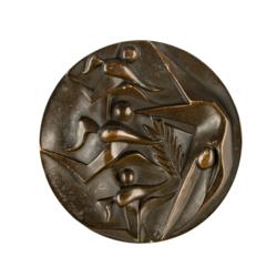 Lot #7081  Tokyo 1964 Summer Olympics ID Card, Participation Medal, and Gold Medal Case - Image 2