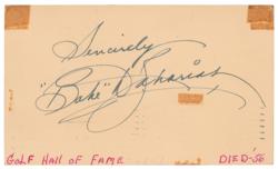 Lot #7205 Babe Didrikson Zaharias Signature - Image 1