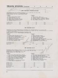 Lot #7203  Berlin 1936 Summer Olympics USA Track and Field Trials Program - Image 3