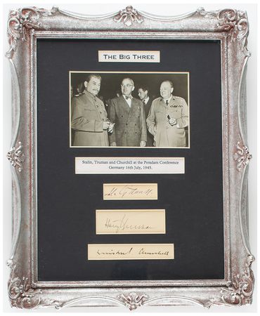 Lot #30 Truman, Churchill, and Stalin: The â€˜Big