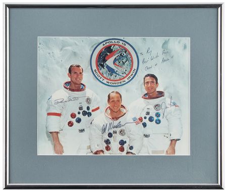 Lot #200 Apollo 15 Signed Photograph - Image 2