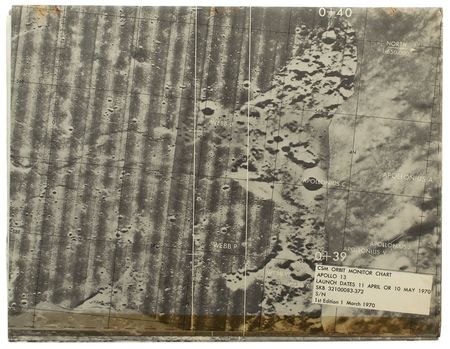 Lot #196 Apollo 13: Lovell and Haise Chart - Image 3