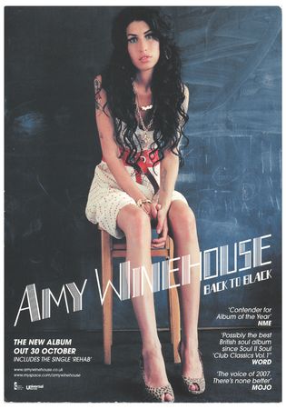 Lot #410 Amy Winehouse Promo Card - Image 2