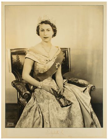 Lot #33 Queen Elizabeth II: Marvelous oversized