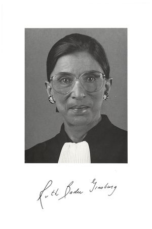 Lot #75 Ruth Bader Ginsburg Signed Photograph