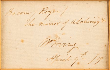 Lot #258 Washington Irving: 