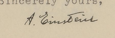 Lot #18 Albert Einstein: 