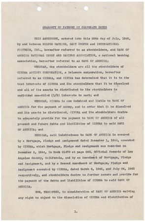 Lot #437 Gary Cooper - Image 2