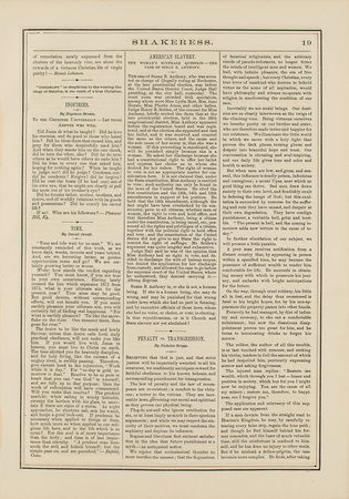 Lot #125 Susan B. Anthony Case: Shaker and Shakeress Monthly Magazine - Image 3