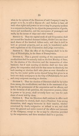 Lot #109  Philadelphia: Ocean Steamship Line - Image 5