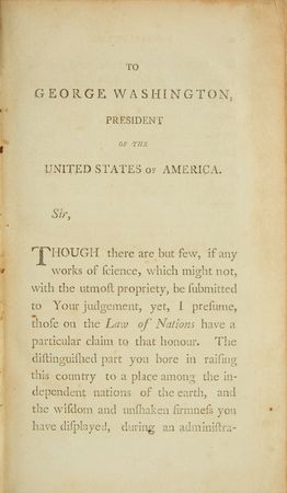 Lot #10 Edmund Randolph: Summary of the Law of Nations, from the library of Washington's first Attorney General and later Secretary of State - Image 3