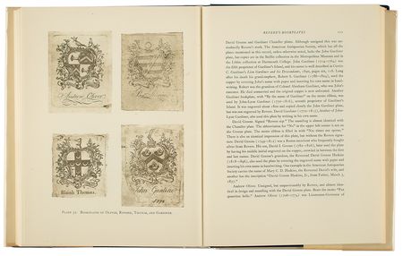 Lot #11 [Paul Revere]: Rare bookplate engraved by Paul Revere - Image 3